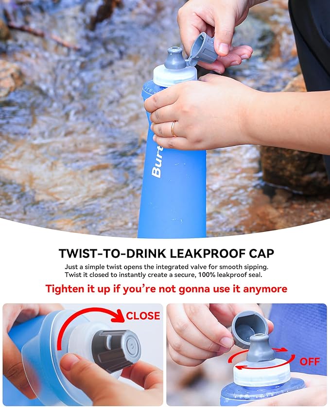 Ultralight Collapsible Water Bottle, Compatible - Image 4
