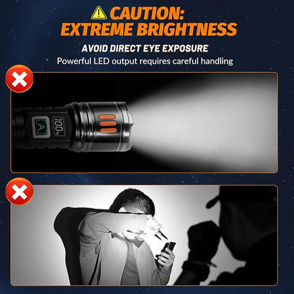 AYL Rechargeable Flashlights 2 Pack, Super Bright High Lumens Flash Light - Image 9