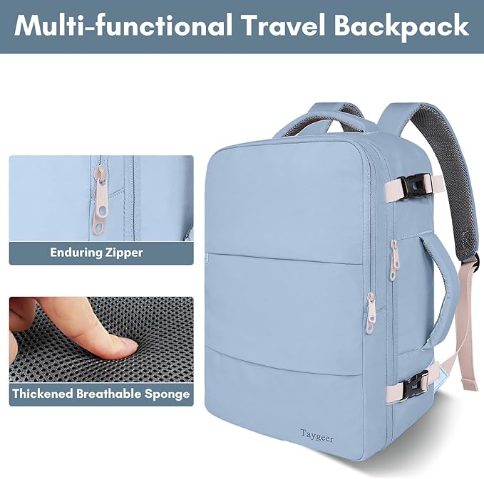 Taygeer Laptop Backpack for Women, TSA Approved Carry On - Image 7