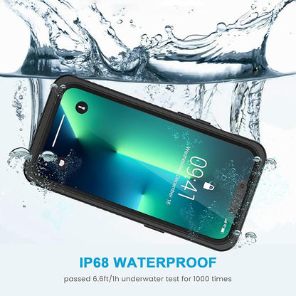 Lanhiem for iPhone 13 Pro Case, IP68 Waterproof Dustproof Shockproof Cases - Image 3