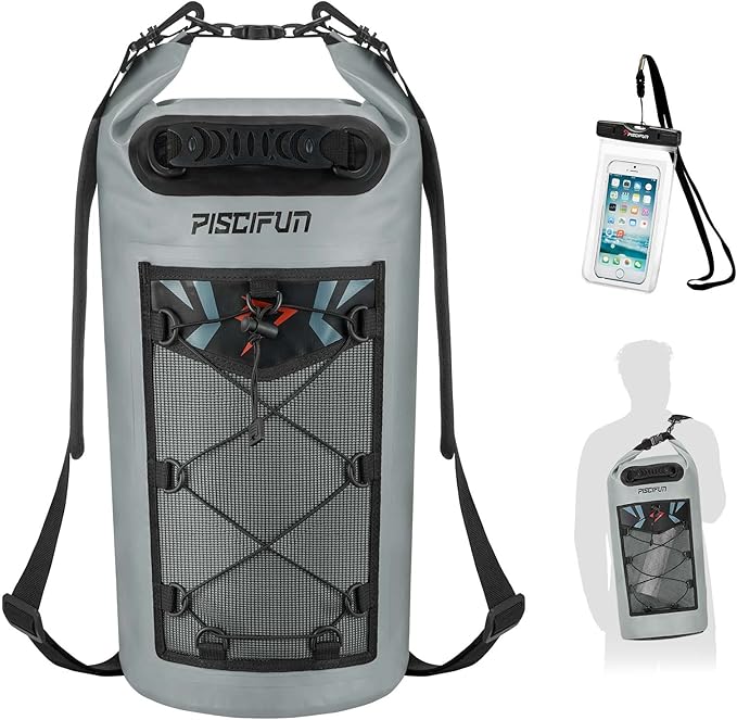Piscifun Dry Bag, Waterproof Floating Backpack 10L/20L/30L/40L by Piscifun