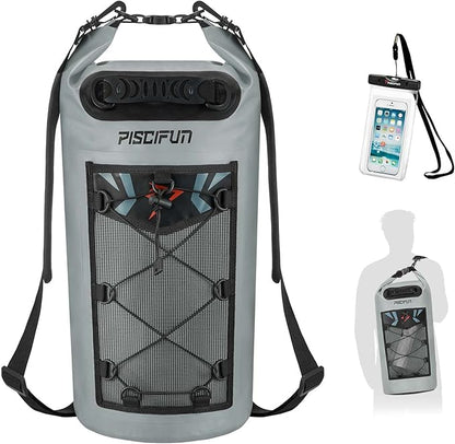 Piscifun Dry Bag, Waterproof Floating Backpack 10L/20L/30L/40L by Piscifun