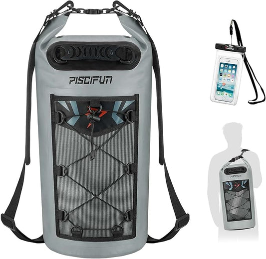 Piscifun Dry Bag, Waterproof Floating Backpack 10L/20L/30L/40L by Piscifun