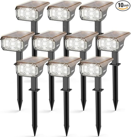 LEREKAM Solar Spot Lights, IP65 Waterproof 40 LED's Landscape Spotlights by LEREKAM