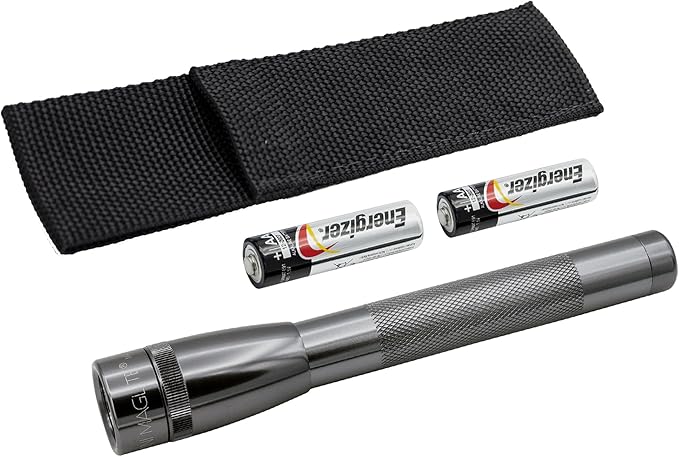 MagLite Mini LED 2-Cell AA Flashlight – High-Powered Compact LED Light by Maglite