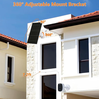 Zivif 7W Solar Panel for Security Camera, 5V USB C Solar Panel Charger - Image 4