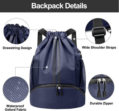 Hoedia Sports Drawstring Backpack - Image 8