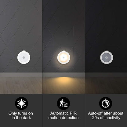 Mlambert 4 Pack Motion Sensor LED Night Light, Cordless Battery-Powered - Image 2