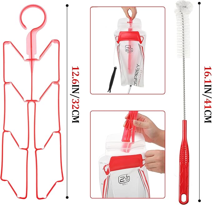 Patelai 2 Set 8 in 1 Hydration Bladder Cleaning Kit Includes 3 Different - Image 3
