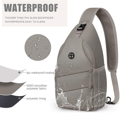 Pritent Crossbody Bags for Women Men Trendy Sling Bag Backpack Casual Chest Bag - Image 4