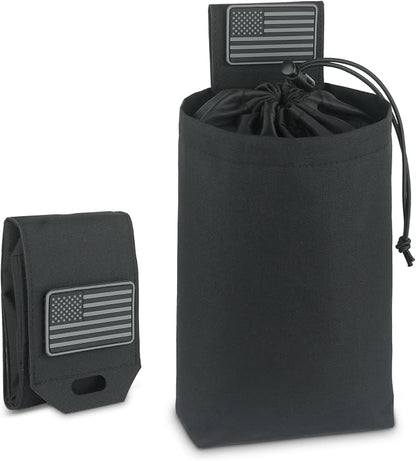 Tactical Dump Pouch for Battle Belt & MOLLE Systems | Foldable Mag Pouch by ZNBFC
