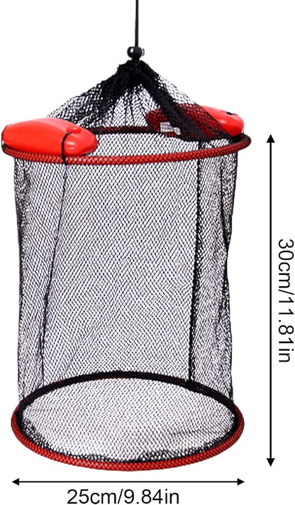 Fish Basket – 25x30cm/25x60cm/25x90cm Nylon, Portable Net Pen, Live Catch - Image 5