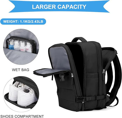 coowoz Large Travel Backpack For Women Men, Carry On Backpack, Hiking Backpack - Image 7