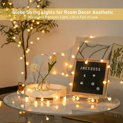 147ft Globe String Lights Outdoor Waterproof, 300 LED Indoor Christmas Lights - Image 8