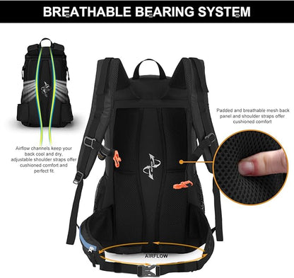 MOUNTAINTOP 25L/40L Hiking Backpack, Lightweight Travel Backpack - Image 3