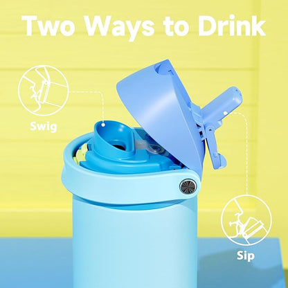 24 oz Insulated Water Bottle for Men: Meoky Stainless Steel Water Bottle - Image 3