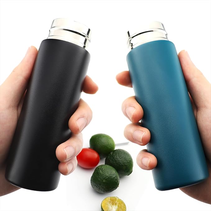Cute Small Water Bottle, 4.4 Fl. Oz, Mini Slim Flask - Image 8