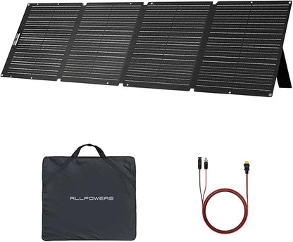 ALLPOWERS 200 Watt Portable Solar Panel SE200, 25% High Efficiency Foldable by ALLPOWERS