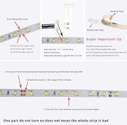 Sensky 19.7ft/6m Motion Activated LED Strip Light Kit - Image 6