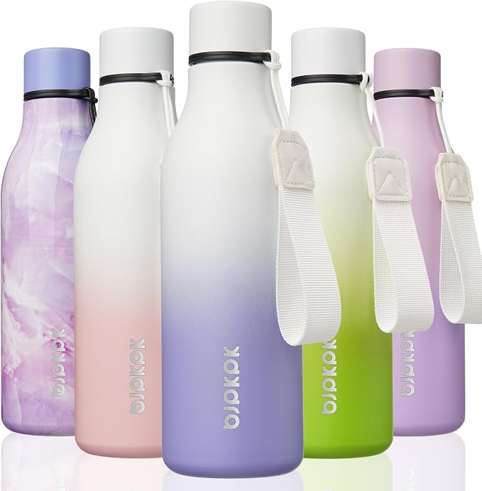 BJPKPK Insulated Water Bottles, 18 oz Stainless Steel Metal Water Bottle by BJPKPK
