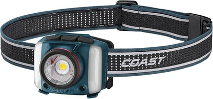 Coast FL97R Voice-Controlled 1200 Lumen Rechargeable LED Headlamp by Coast