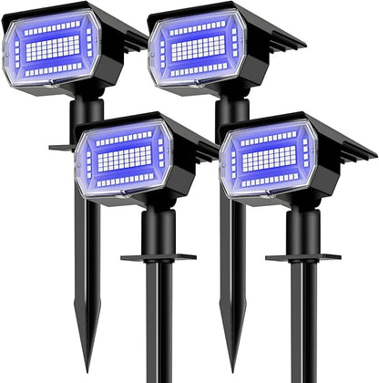 nipify 4 Pack Solar Spot Lights Outdoor, Solar Powered Waterproof Spotlight by Nipify
