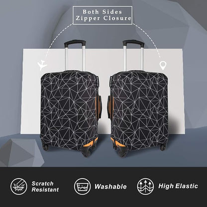 Explore Land Travel Luggage Cover Suitcase Protector Fits 18-22 Inch Case - Image 2