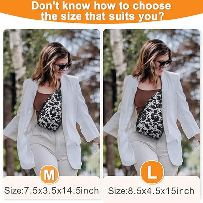 Pritent Crossbody Bags for Women Men Trendy Sling Bag Backpack Casual Chest Bag - Image 6
