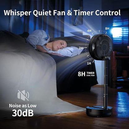 Socool 40000mAh Portable Fan Foldable Battery Rechargeable - Image 6