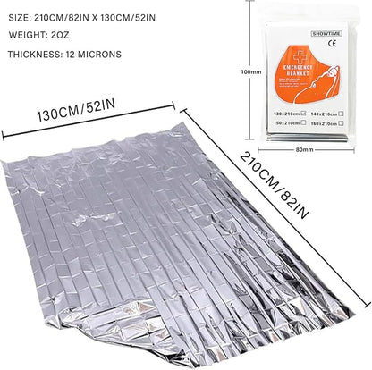 TourKing 20 Pack Emergency Mylar Blanket, Marathons or First Aid - Image 2