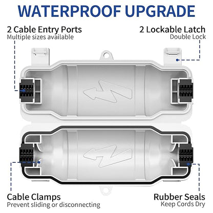 9 Pack Outdoor Extension Cord Safety Cover - Image 3