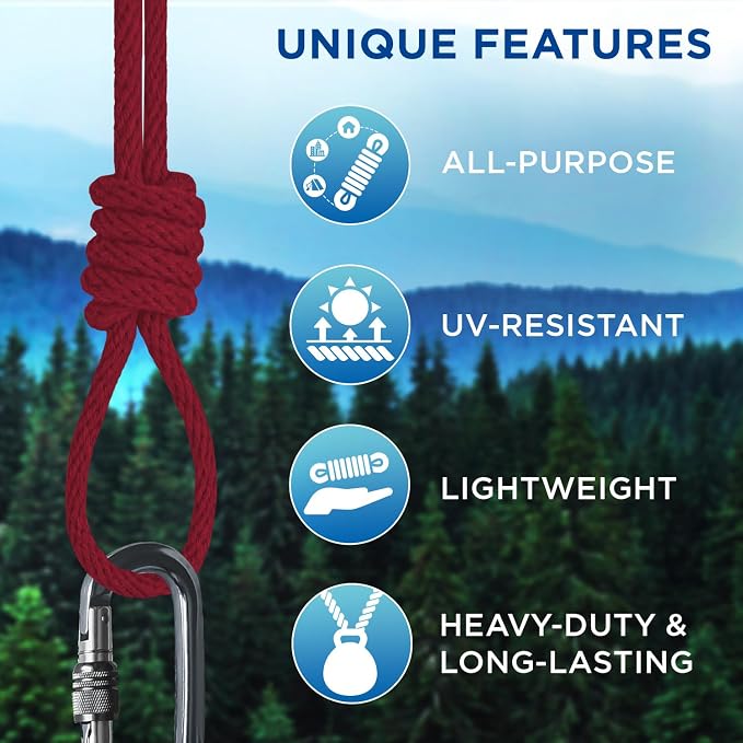 TECEUM Cotton Rope 3/16” – 50 FT – Strong All-Purpose Braided Rope – Natural - Image 4