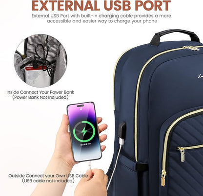 LOVEVOOK Laptop Backpack for Women 15.6 inch, Cute Womens Travel Backpack Purse - Image 6