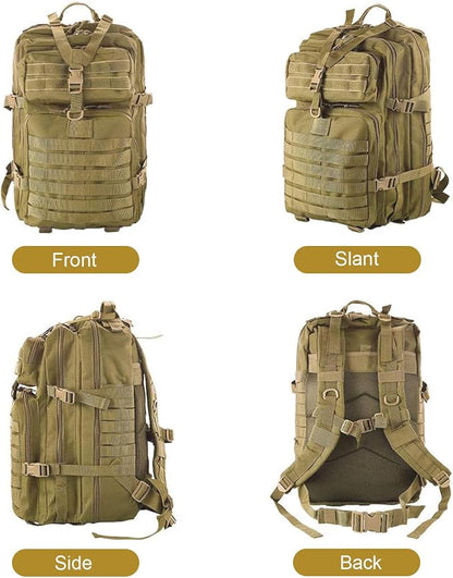 aiGear Tactical Backpack for Men, 45L Military Backpack, 3-Day Bug Out Bag for - Image 4
