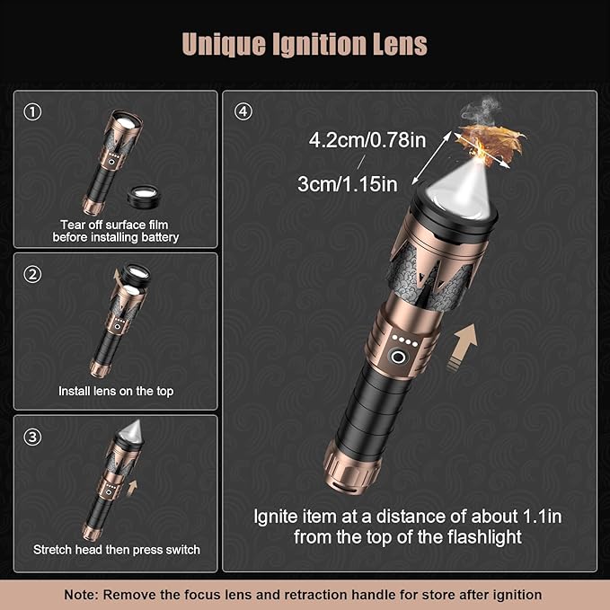 SKYFIRE Rechargeable Flashlight - Image 2