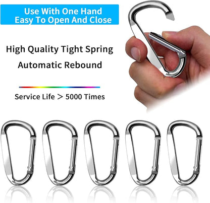3" Aluminum Carabiner Clips - Image 4