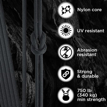 TECEUM 5/32" Paracord Rope 1000 – 1000ft / 200ft / 100ft / 50ft – Tactical - Image 3