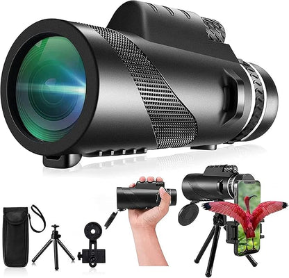 Monocular-Telescope 80x100 High Powered Monoculars High Definition by ASxmhGo