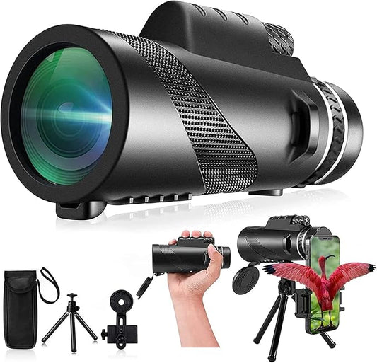 Monocular-Telescope 80x100 High Powered Monoculars High Definition by Unknown