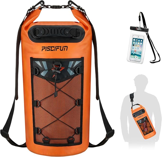 Piscifun Dry Bag, Waterproof Floating Backpack 10L/20L/30L/40L by Piscifun