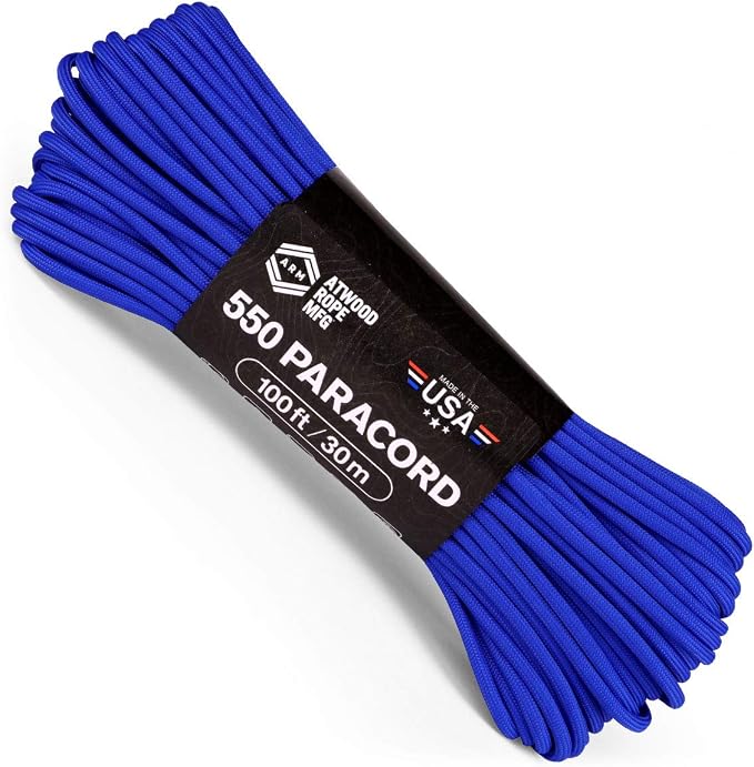 Atwood Rope MFG 550 Paracord 100 Feet 7-Strand Core Nylon Parachute Cord by AtwoodRopeMFG