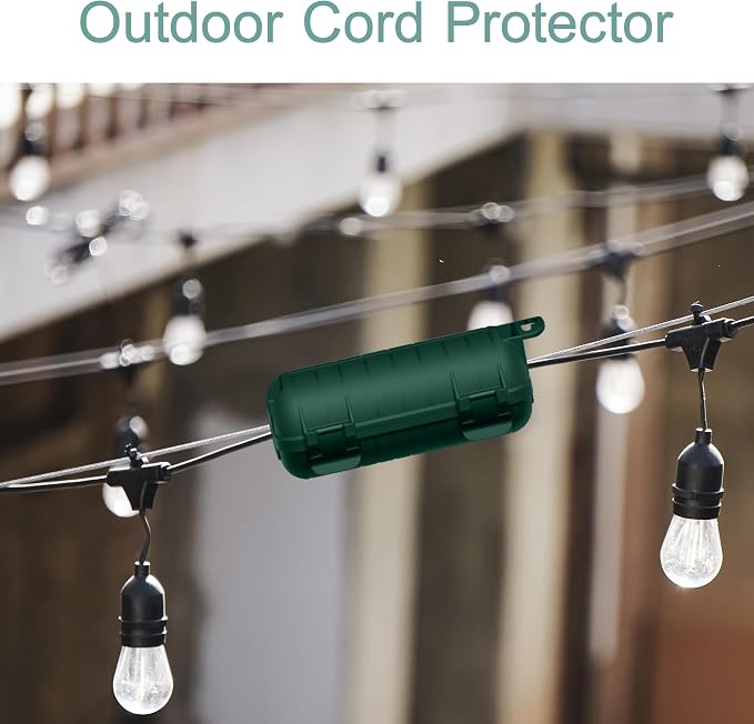 Extension Cord Cover Outdoor, IP54 Water-Resistant Power Cord Protector - Image 2