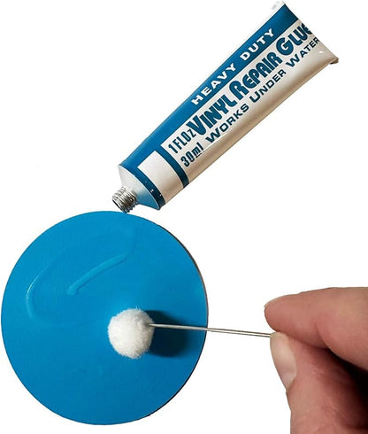 Heavy Duty Vinyl Repair Patch Kit | Vinyl Cement Adhesive Glue and Colored - Image 6