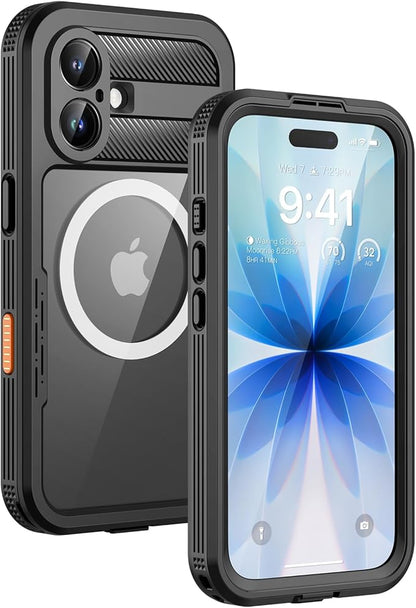Lanhiem Magnetic for iPhone 17 Case, IP68 Waterproof Dustproof Case, Full Body by LanhiemHome