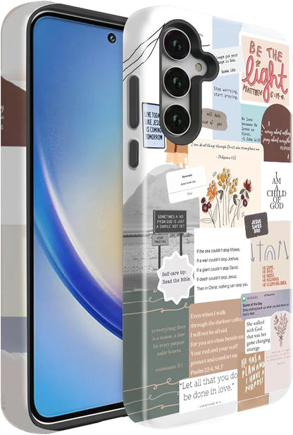 Compatible for Samsung Galaxy A36 5G Case, Dual Layer Heavy Duty 2 in 1 by BSMOSPER