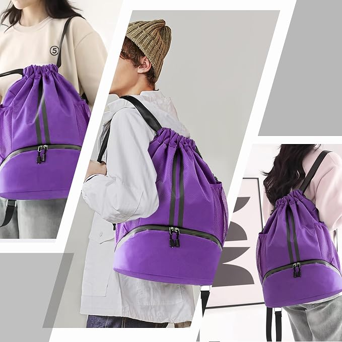 Hoedia Sports Drawstring Backpack - Image 8