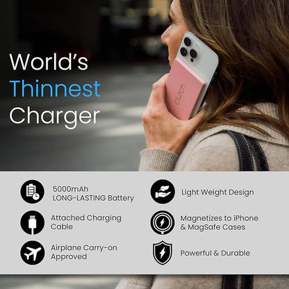 Clutch Pro – World's Thinnest iPhone Charger – Portable Power Bank 5000mAh – - Image 6