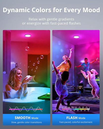 Combuh Rechargeable RGB Ambient Shower Light Waterproof Inside, LED 13 Color - Image 3