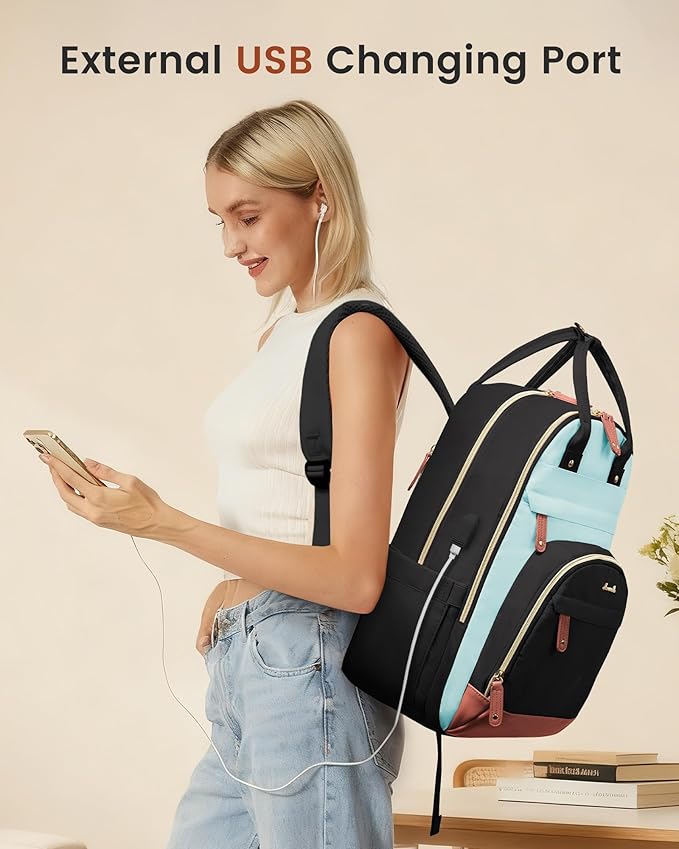 LOVEVOOK Backpack for Women, Laptop Backpack Women, Fits 15.6 Inch Laptop Bag - Image 2