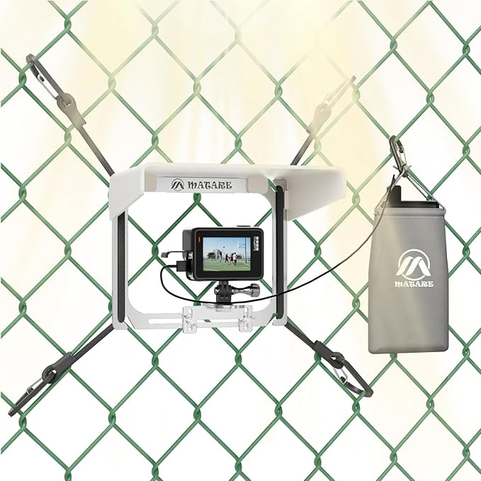Cell Phone Fence Mount with Shade, Mounting Kit Works with iPhone, Mevo Start - Image 5